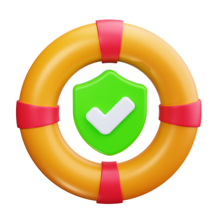 Protección de natación  3D Icon