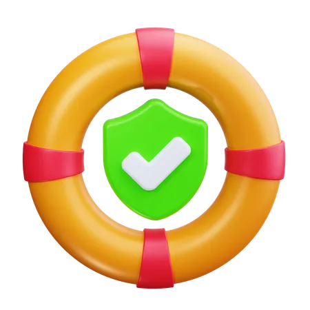 Protección de natación  3D Icon