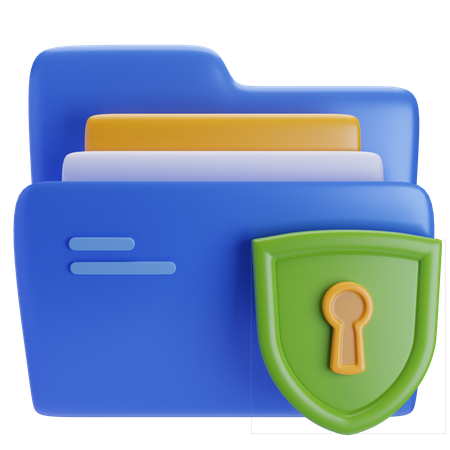 Protected folder  3D Icon