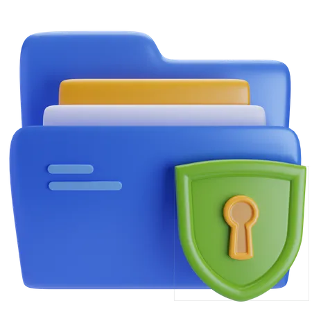 Protected folder  3D Icon