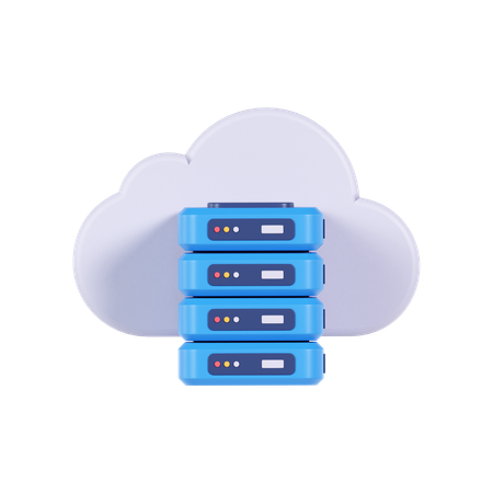 Protection des données dans le cloud  3D Icon