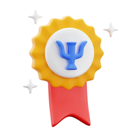 Psychiatrist Medal  3D Icon