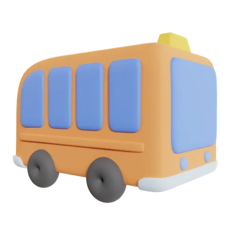 Public Bus  3D Icon