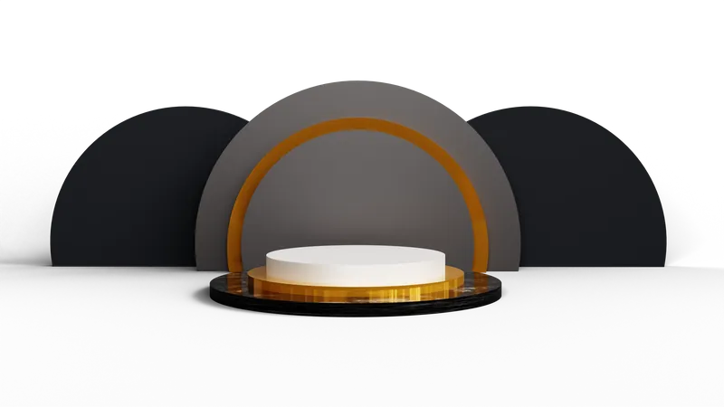 Podium publicitaire  3D Icon