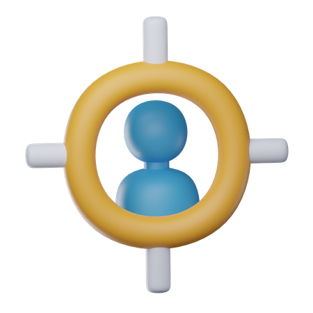 Público-alvo  3D Icon