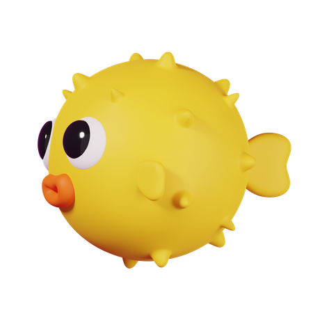 Puffer Fish  3D Icon