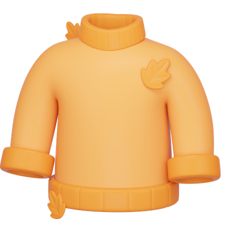 Pull d'automne  3D Icon