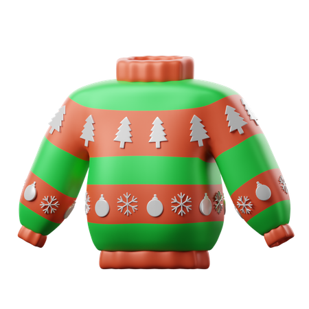 Pull de Noël  3D Icon