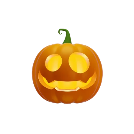 Pumpkin Lantern  3D Illustration