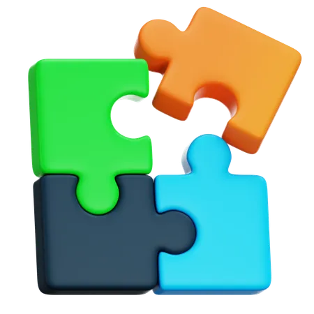 Puzzle  3D Icon