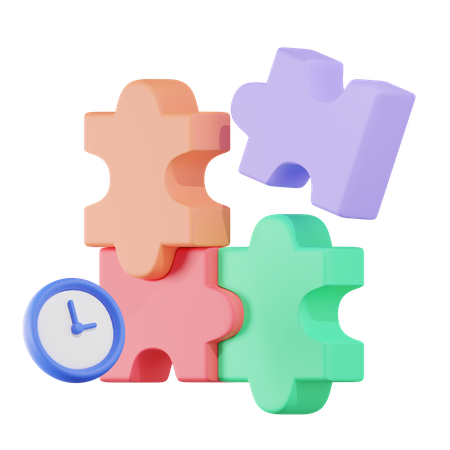 Puzzle  3D Icon