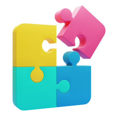 Puzzle  3D Icon