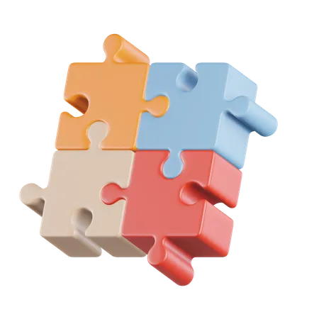 Puzzle  3D Icon