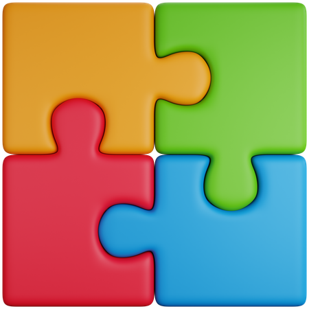 Puzzle  3D Icon