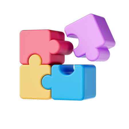 Puzzle  3D Icon