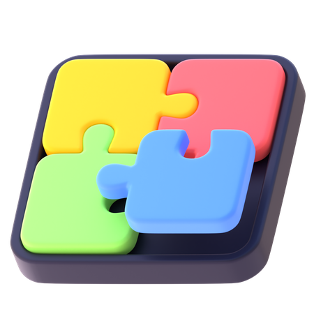 Puzzle  3D Icon