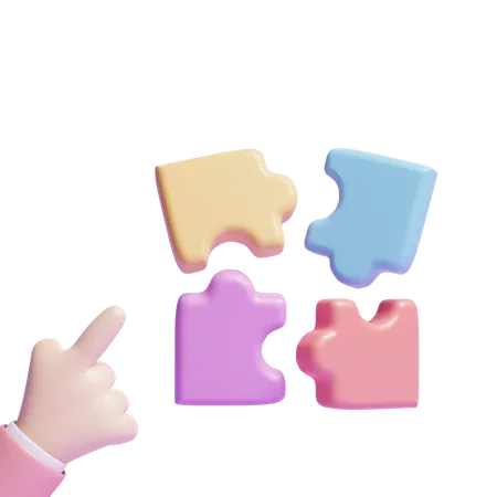 Puzzle  3D Icon