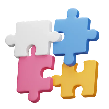 Puzzle Pieces Fun And Challenging For Kids  3D Icon