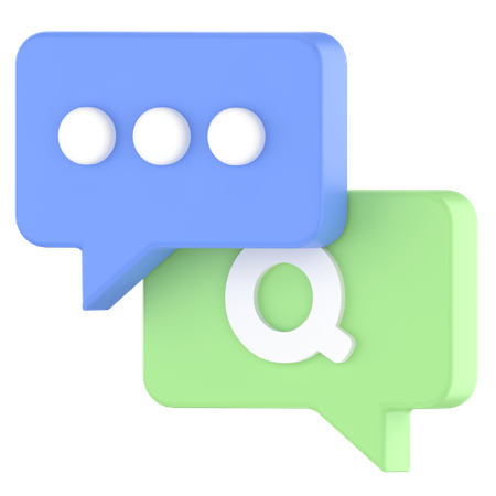 QnA  3D Icon