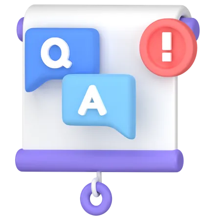 QnA  3D Icon