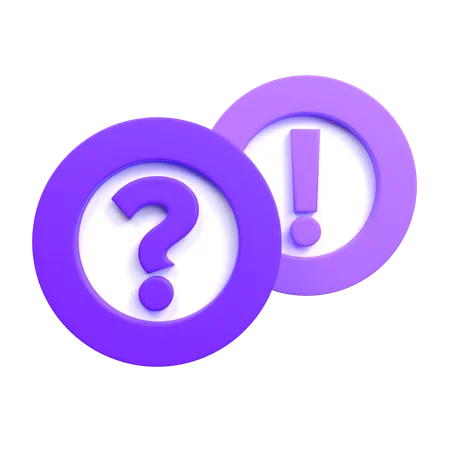 QnA Bubble  3D Icon