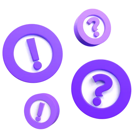 QnA message  3D Icon