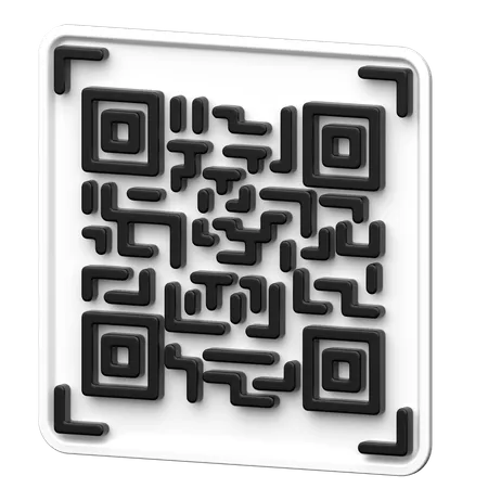 Qr Code  3D Icon