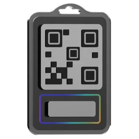 QR-Code-Abzeichen  3D Icon