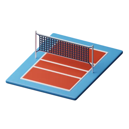 Quadra de volei  3D Icon