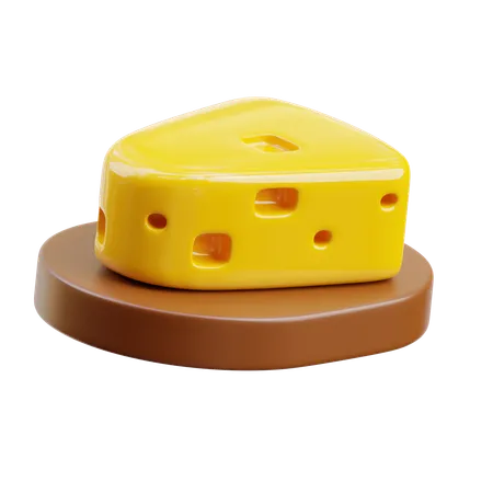 Queijo  3D Icon