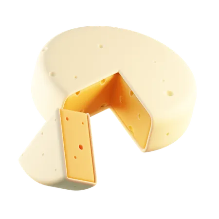 Queijo camembert  3D Icon