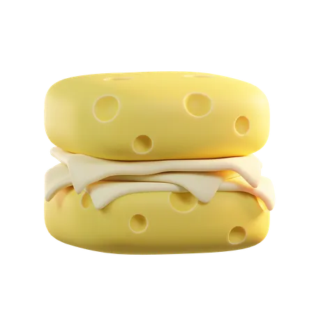 Queijo duplo  3D Icon