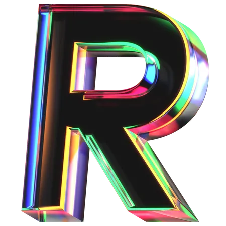 Lettre r  3D Icon