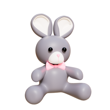 Rabbit Toy  3D Icon