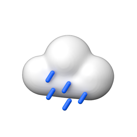 Rain  3D Icon