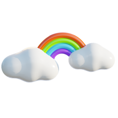 Rainbow  3D Icon