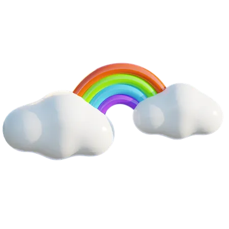 Rainbow  3D Icon