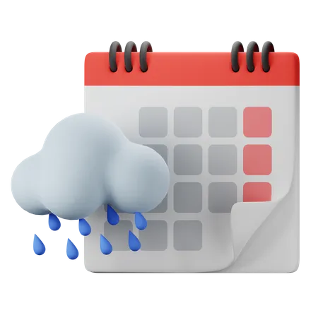 Rainy Season  3D Icon