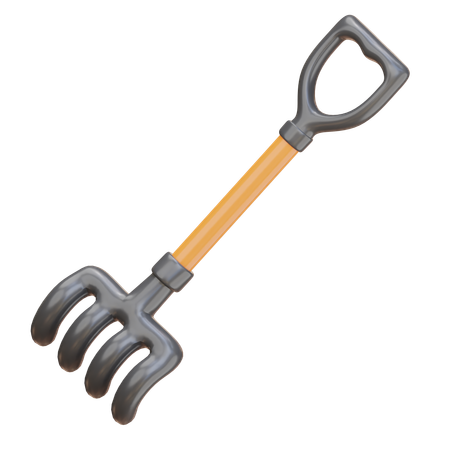 Rake  3D Icon