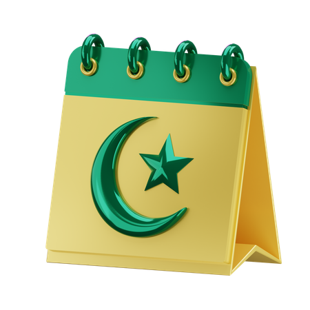 Ramadan Calendar  3D Illustration