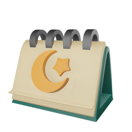 Ramadan Calendar  3D Icon