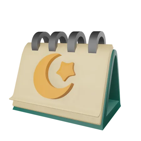 Ramadan Calendar  3D Icon