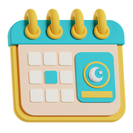 Ramadan-Kalender  3D Icon