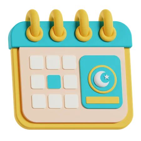 Ramadan-Kalender  3D Icon