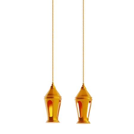 Ramadan lantern  3D Illustration