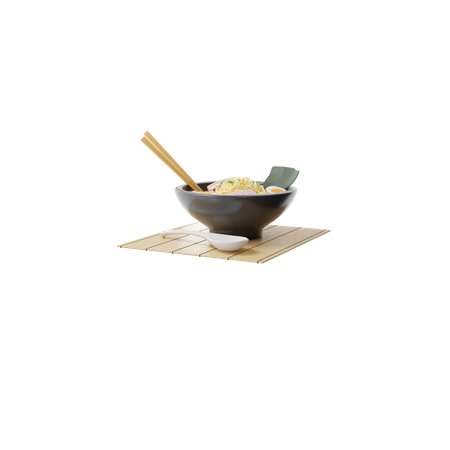 Ramen  3D Illustration