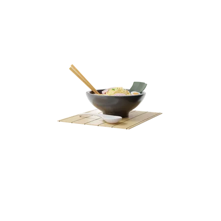 Ramen  3D Illustration