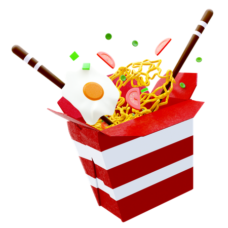 Ramen Noodles  3D Icon