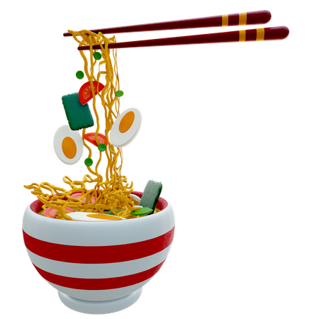 Ramen Noodles Cup  3D Icon