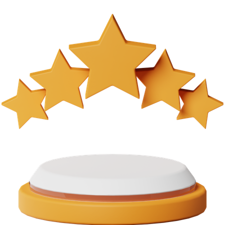 Rating Stars  3D Icon